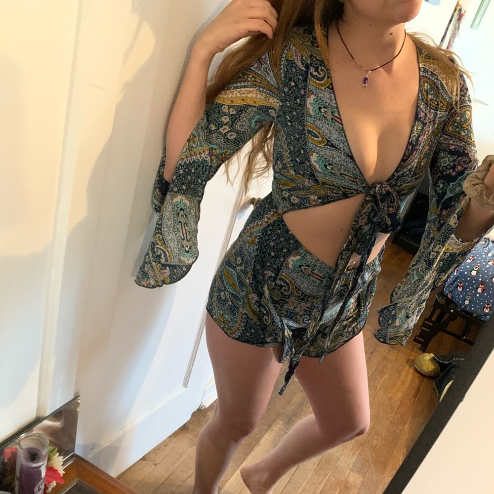 Bell Sleeve Romper